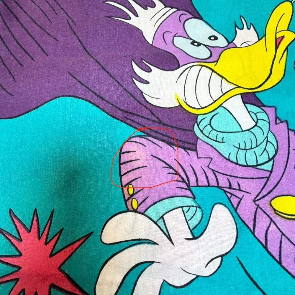 Vintage 90s Disney Darkwing Duck‎ Pillowcase sham